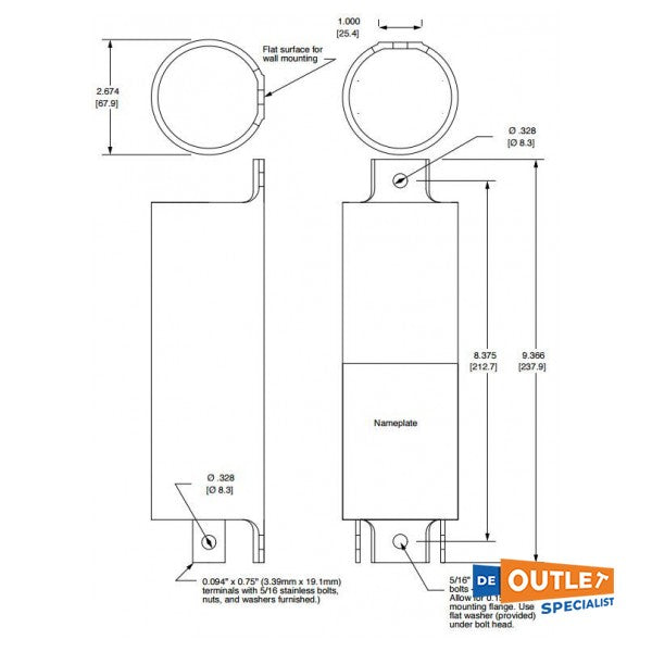 DEI 30A Fail-Safe Plus galvanische isolator - DEI.GI-30A-FSP