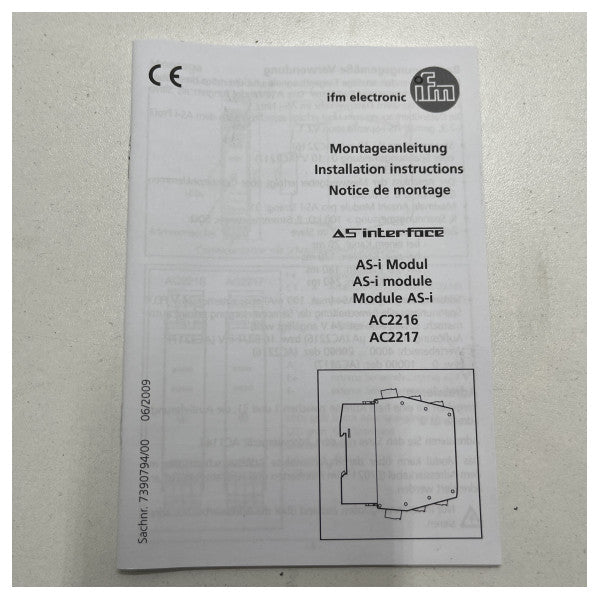 Système de bus IFM AS-I Module AS-Interface AC2216