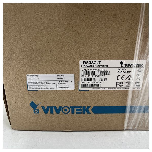 Vivotek IP8372/IP8381 5 MP network outdoor camera