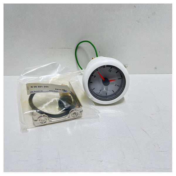 VDO ocean line 12-24V quarz ρολόι λευκό - N 03 270 602