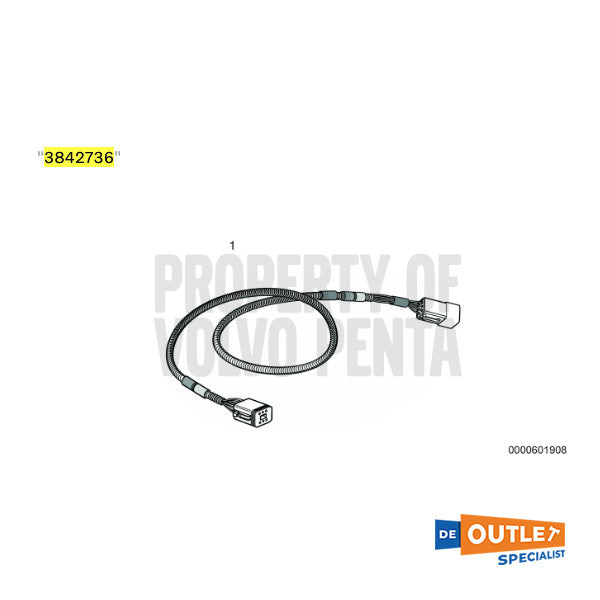 Volvo Penta EVC Extension Cable 6 -pole 9 mètres - 3842736