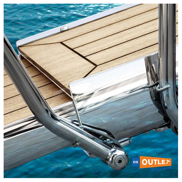 Besenzoni PI461 Gangway idrawliku tal-istainless steel 225 cm 200 kg 12v