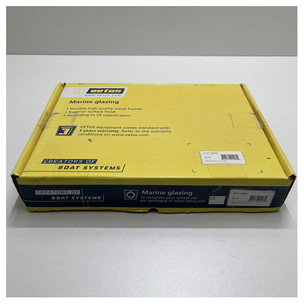 Vetus PL711 alumiininen ikkunaportti 156 x 303 mm musta