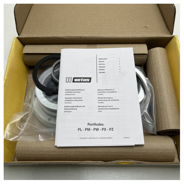 Vetus PM121 alumiininen ikkunaportti 294 x 172 mm