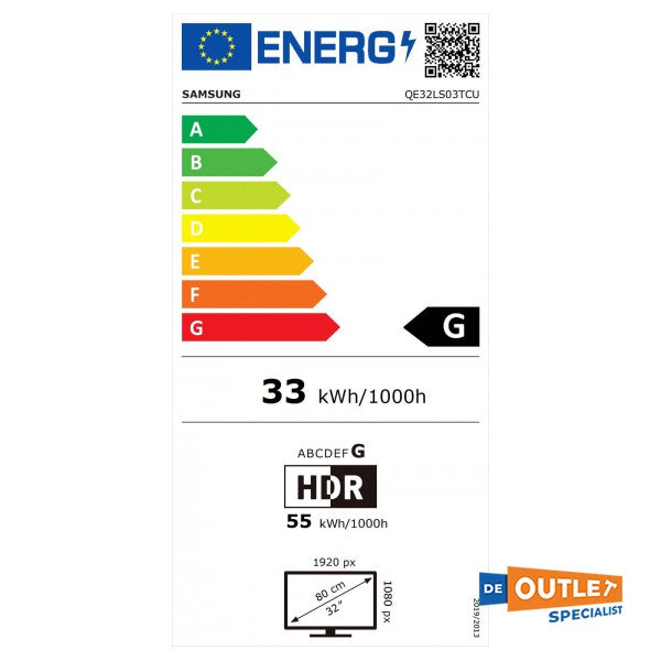 Samsung Q-LED 32 ich frame TV - QE32LS03T