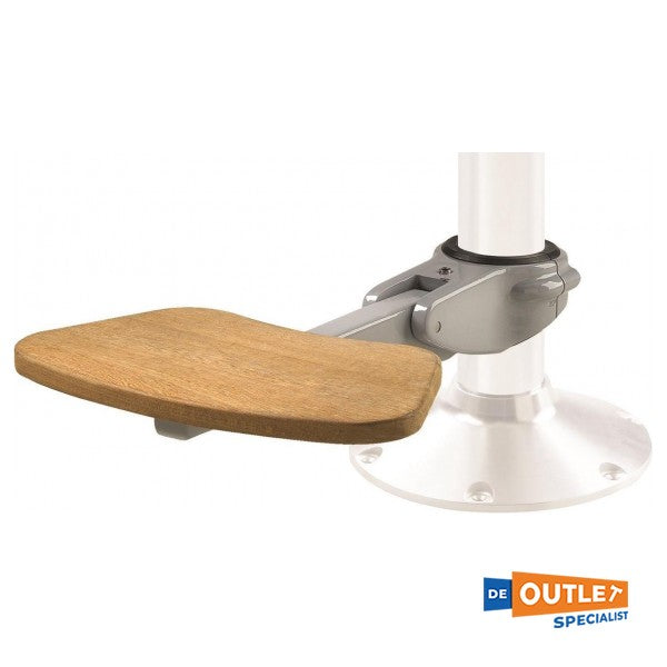 Vetus RESTU justerbart fotstöd med träöverdrag