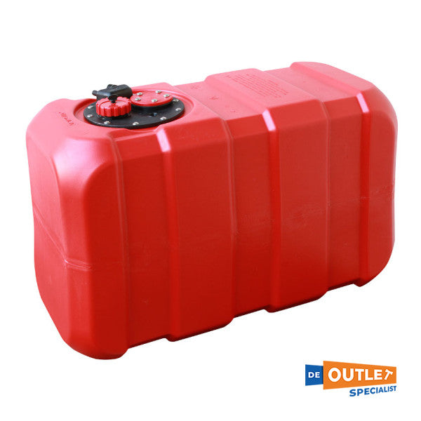 CAN fuel | gasoline tank 62L white 66 x 30 x 41cm - SE2029