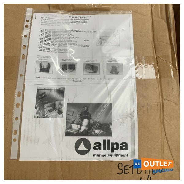 Oceanhelm Pacific бял комплект за кормилен пиедестал с кабел - SET0H06