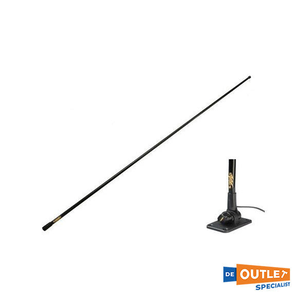 Glomex Ibiza schwarz VHF-Antenne 1,4 Meter - SGV140BK