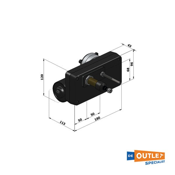 Exalto Wischermotor 12V 75 Grad - 2165.32SS-75S