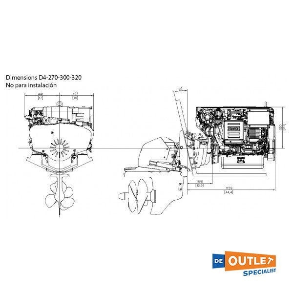 Neuer Volvo Penta D4-270A/DPI 270 PS Motorbausatz