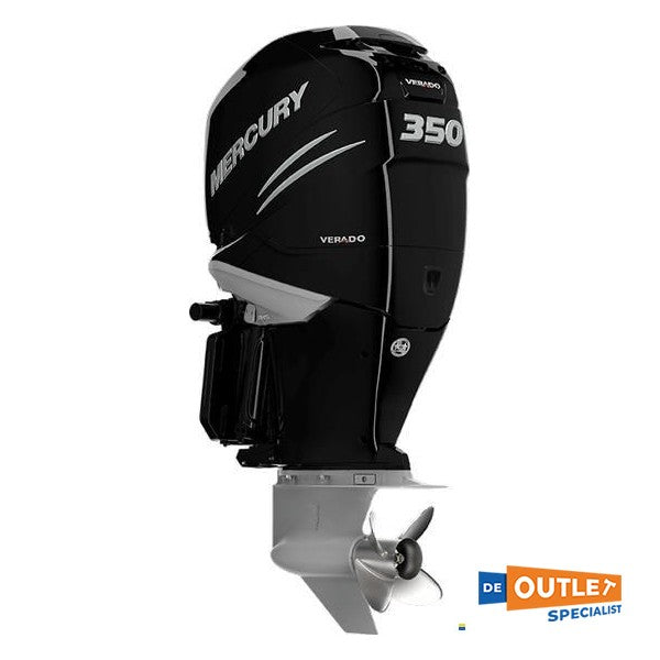 Twin Mercury Verado 350HP Outboard Marine Engines Black