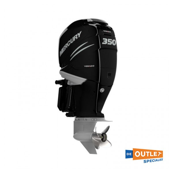 Twin Mercury Verado 350HP Outboard Marine Engines Black