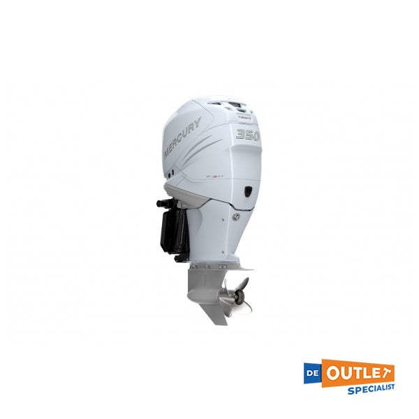 Twin Mercury Verado 350HP Outboard Marine Engines White