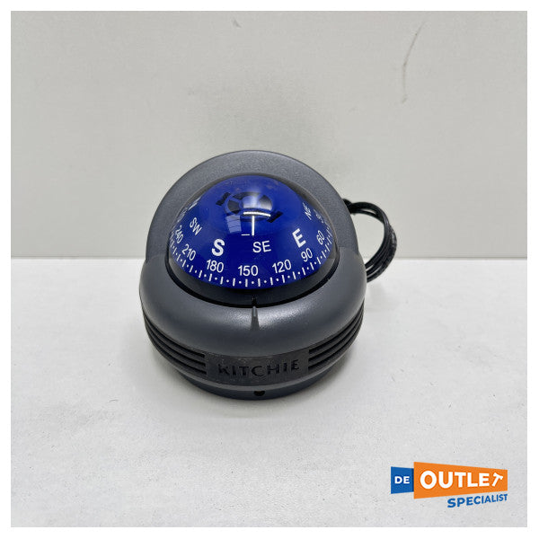 Компас Ritchie Trek за повърхностен монтаж, черен 12V TR-33G