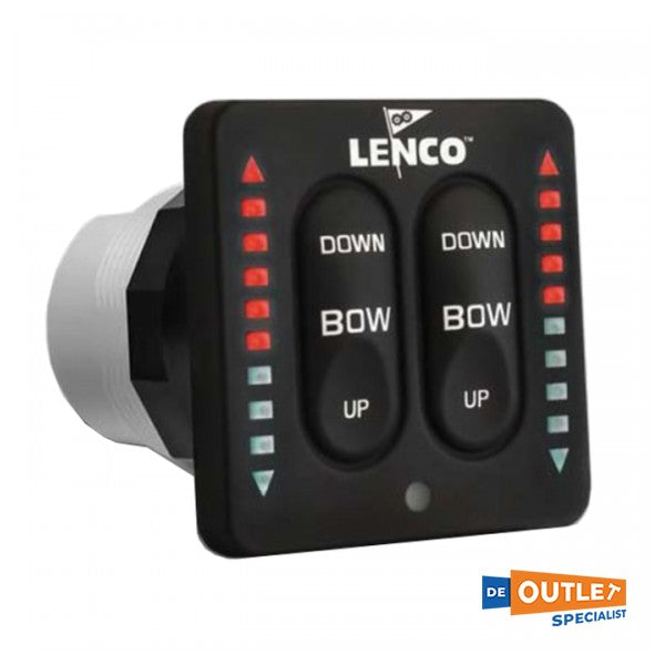 Lenco Flybridge Trimtab Controller / Panel indicador 12 / 24V - 11841-005