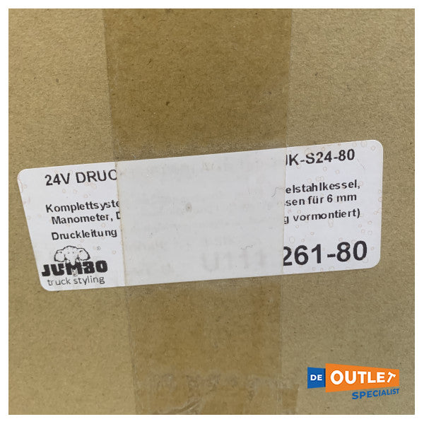 Jumbo 8 liter 24V Air Horn Air Compressor - U111.261-80