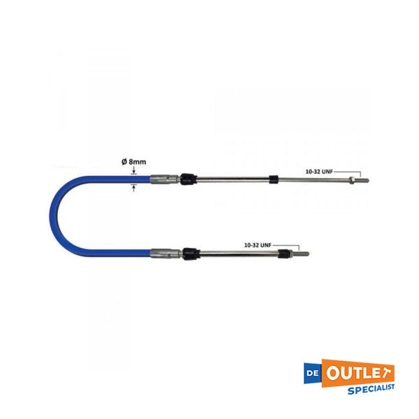 Ultraflex Machzero motor / upravljački kabel plavi 7,33 metra -