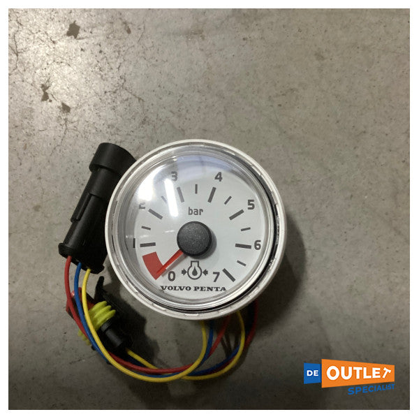 Volvo Penta Manometer 7-bar weiß - 874923