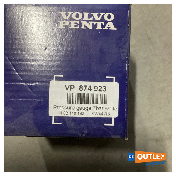 Volvo Penta Pressure Gauge 7 -Bar White - 874923