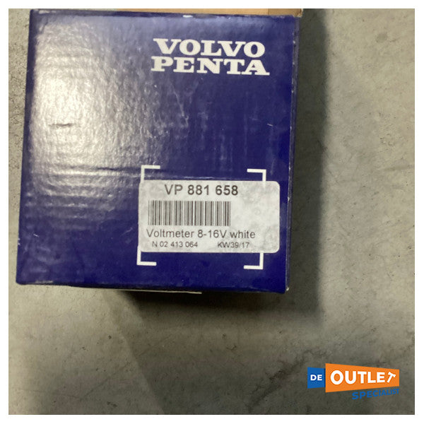 Volvo Penta Voltmètre 8-16V blanc - 881658