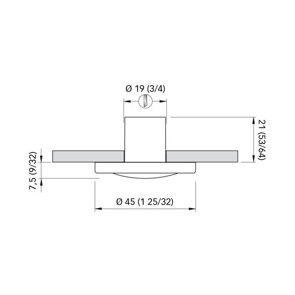 Quick Irene C045 LED Courtesy Light Warm White - FasP0252TW2CA00