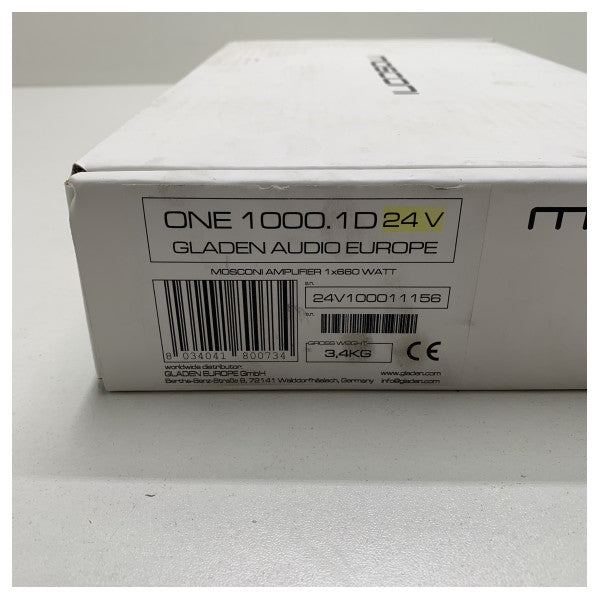Glad Mosconi One 1000 1000W 24V de haute qualité Amplificateur de haute qualité