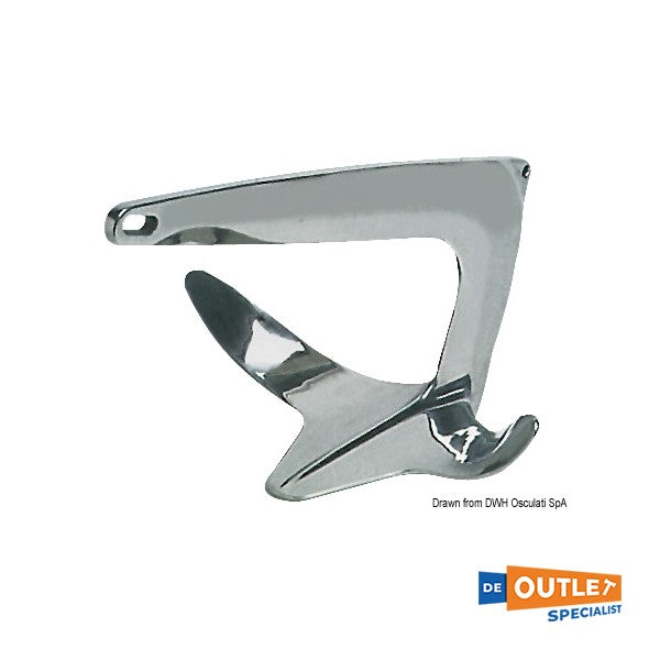 Άγκυρα από ανοξείδωτο χάλυβα Trefoil 10 KG - 01.109.10