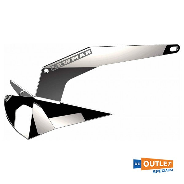 Lewmar Delta rostfritt stål 10 KG ankare - 0057210