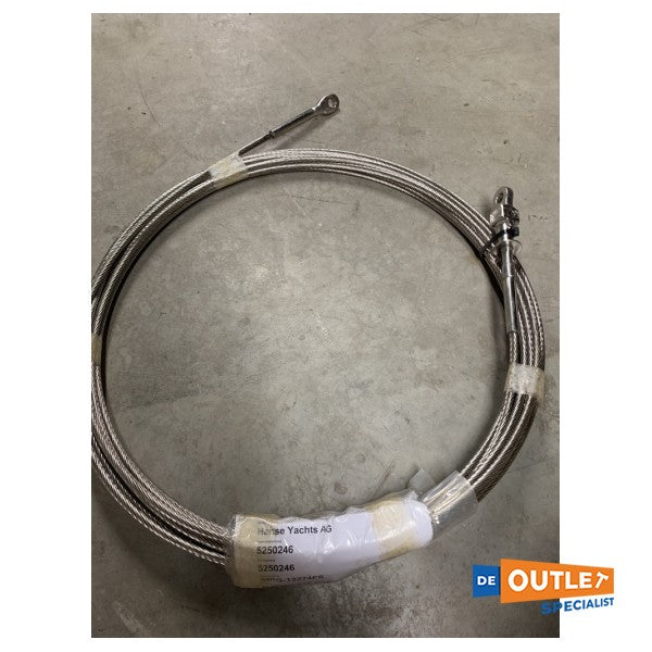 Selden Hanse 350 / 355 / 375 strallo di prua in acciaio inox 8 mm 17,8 m - TTA4553