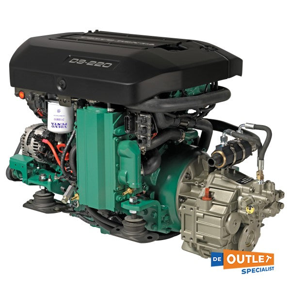 Volvo Penta D3-220 5-Zylinder 220 PS Schiffsdieselmotor Bobtail